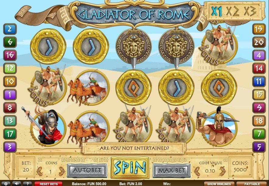 Gladiator Of Rome Slot arvostelu