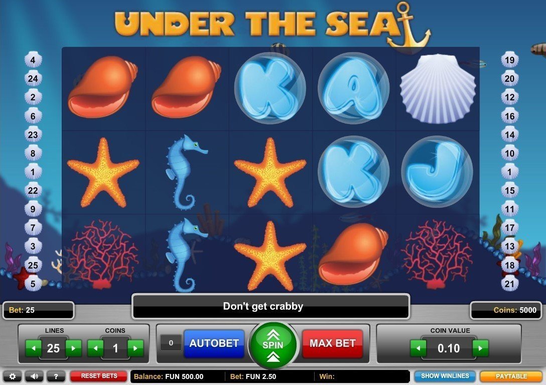 Under The Sea Slot Review