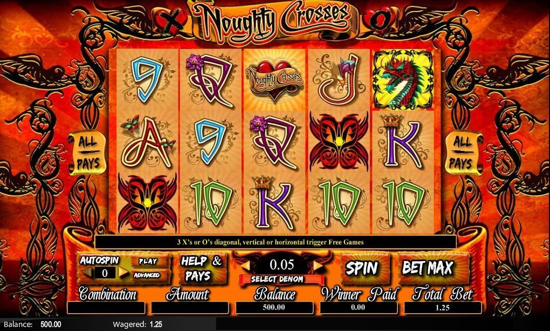 Noughty Crosses Slot Review