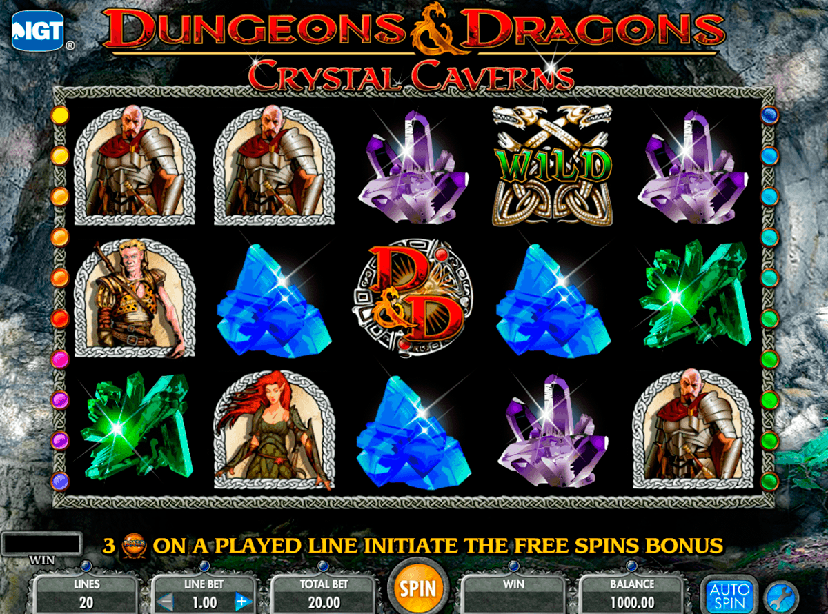 Dungeons And Dragons Crystal Caverns Slot Review