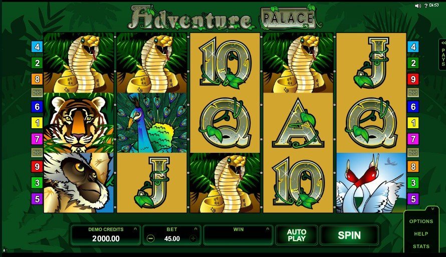 Análise da Slot Adventure Palace