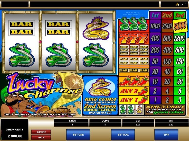 Lucky Charmer Slot Überprüfung