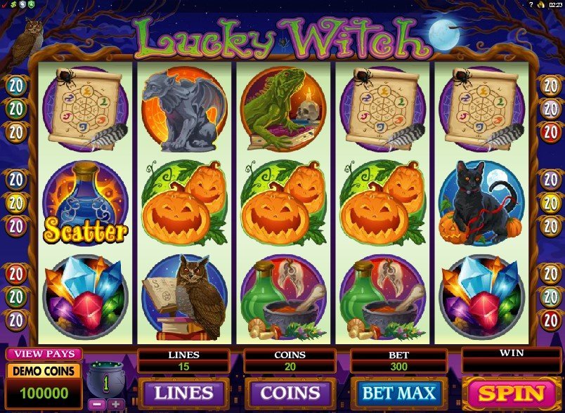 Revue de la machine à sous Lucky Witch