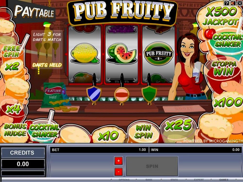 Revue de la machine à sous Pub Fruity