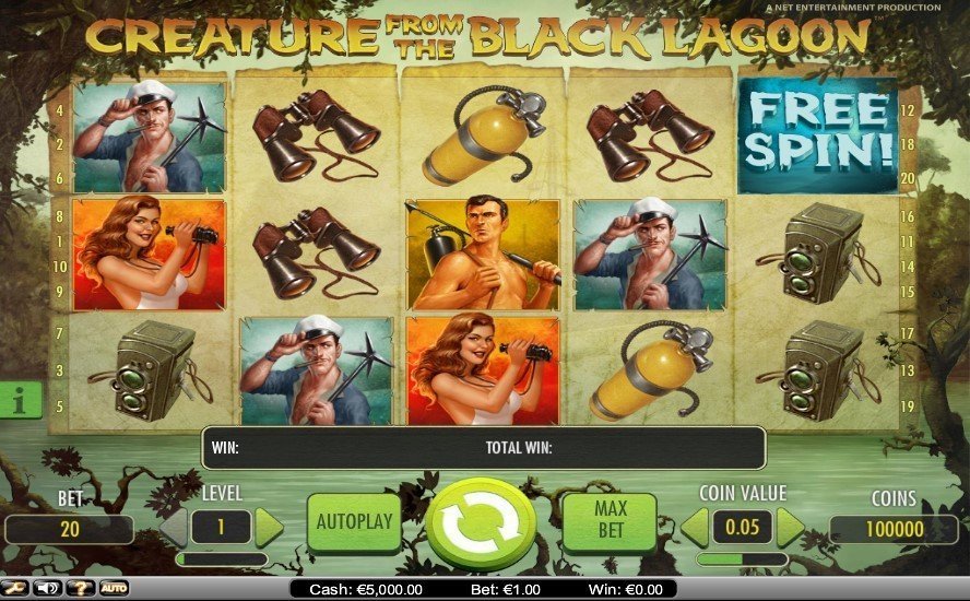 Creature From The Black Lagoon Slot Review
