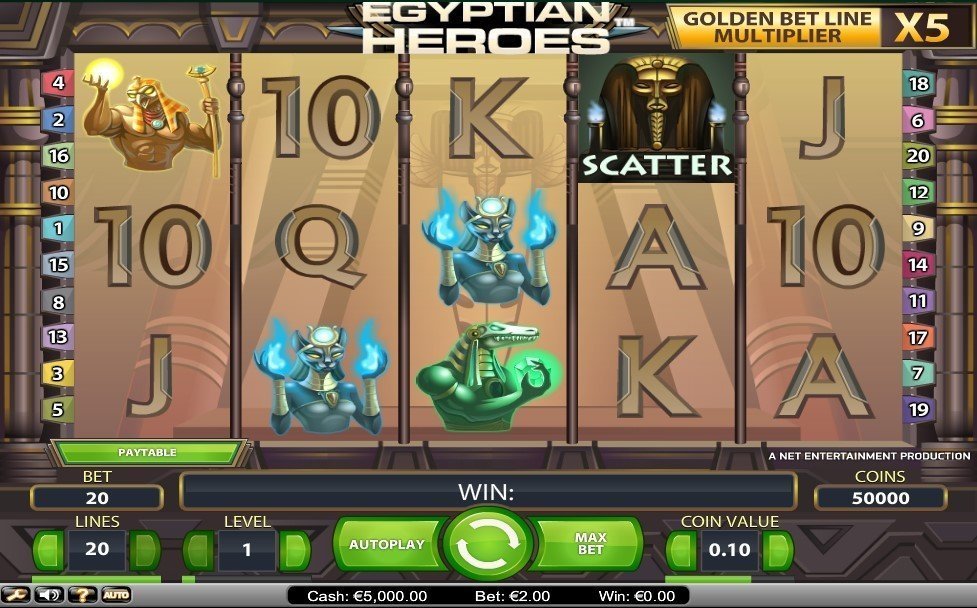 Egyptian Heroes Slot Review
