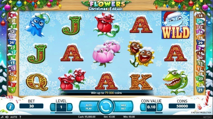 Flowers Christmas Edition Slot Review