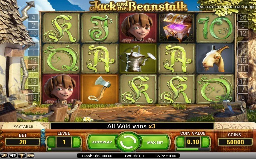 Jack And The Beanstalk Slot Review