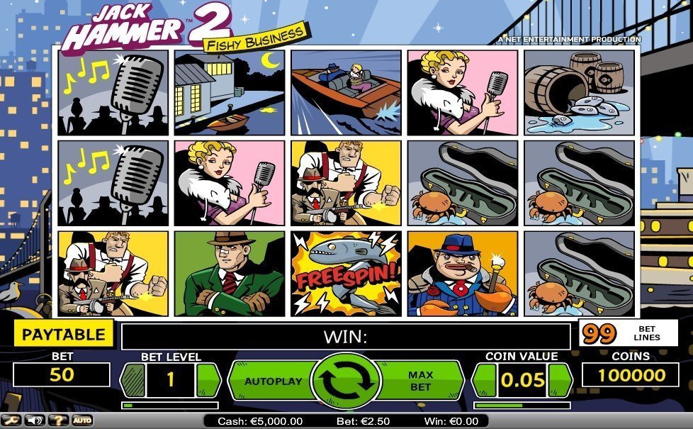 Jack Hammer 2 Fishy Business Slot Reseña